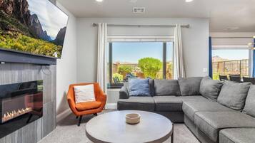 TV, DVD player, foosball