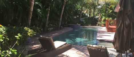 Una piscina climatizada