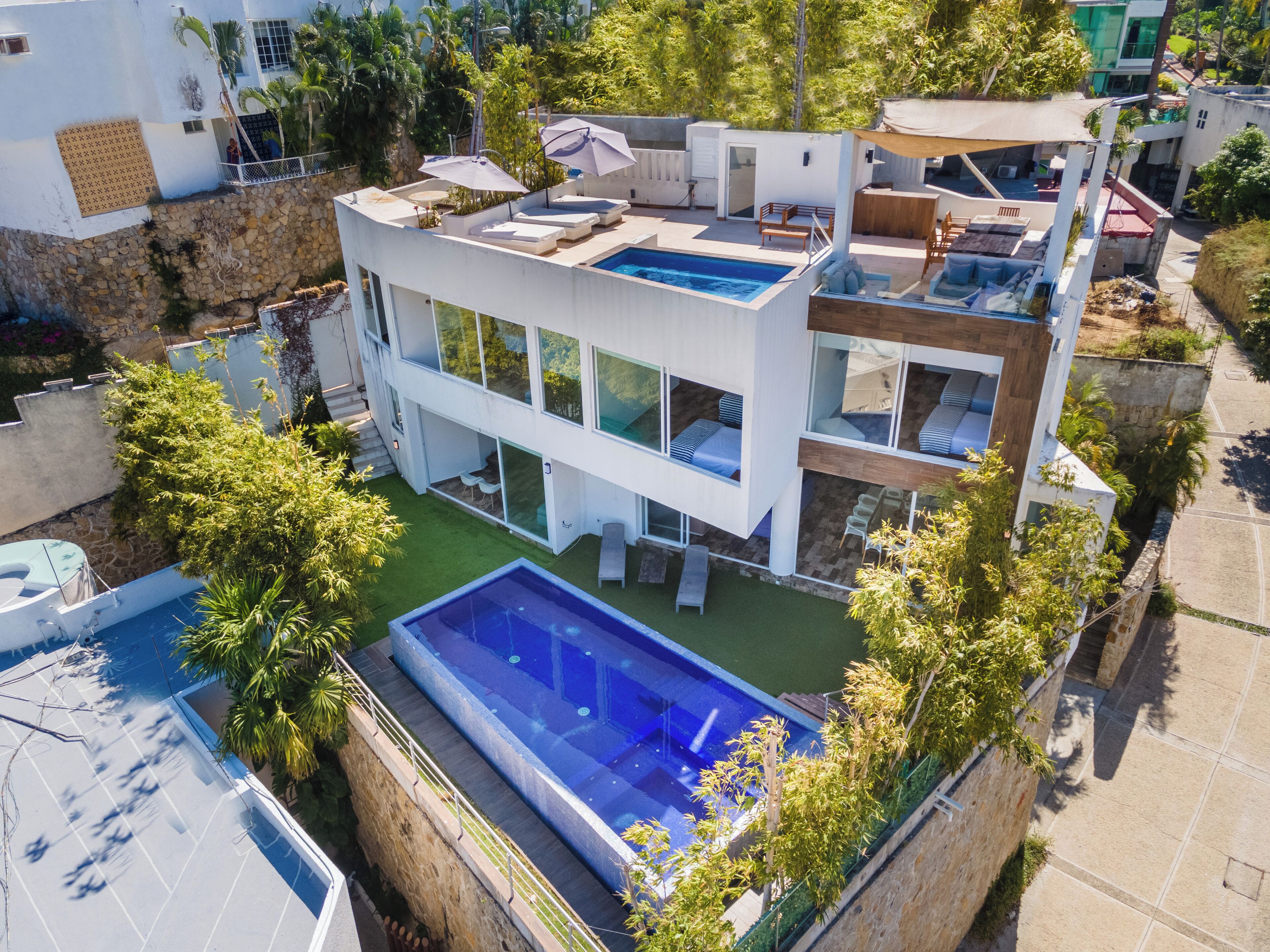 Facciata della struttura