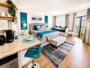 1 chambre, bureau, Wi-Fi, draps fournis