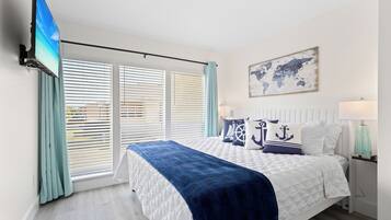 1 bedroom, iron/ironing board, travel crib, WiFi
