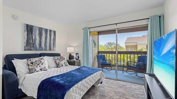 1 bedroom, iron/ironing board, travel crib, WiFi