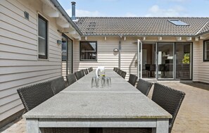 Outdoor dining - Pet friendly home in Sydals with sauna (Sydals)