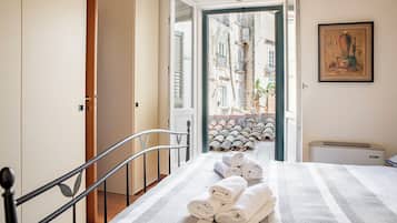 Apartment, Sea View | 1 bedroom, iron/ironing board, cots/infant beds, free WiFi