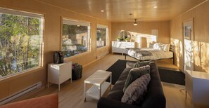 Ferienhütte, 1 Queen-Bett, Flussblick