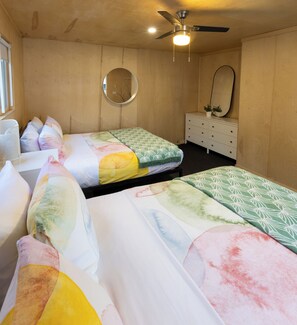 Marble Glamping Cabin | Free WiFi, bed sheets