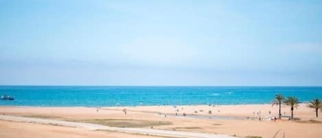 On the beach