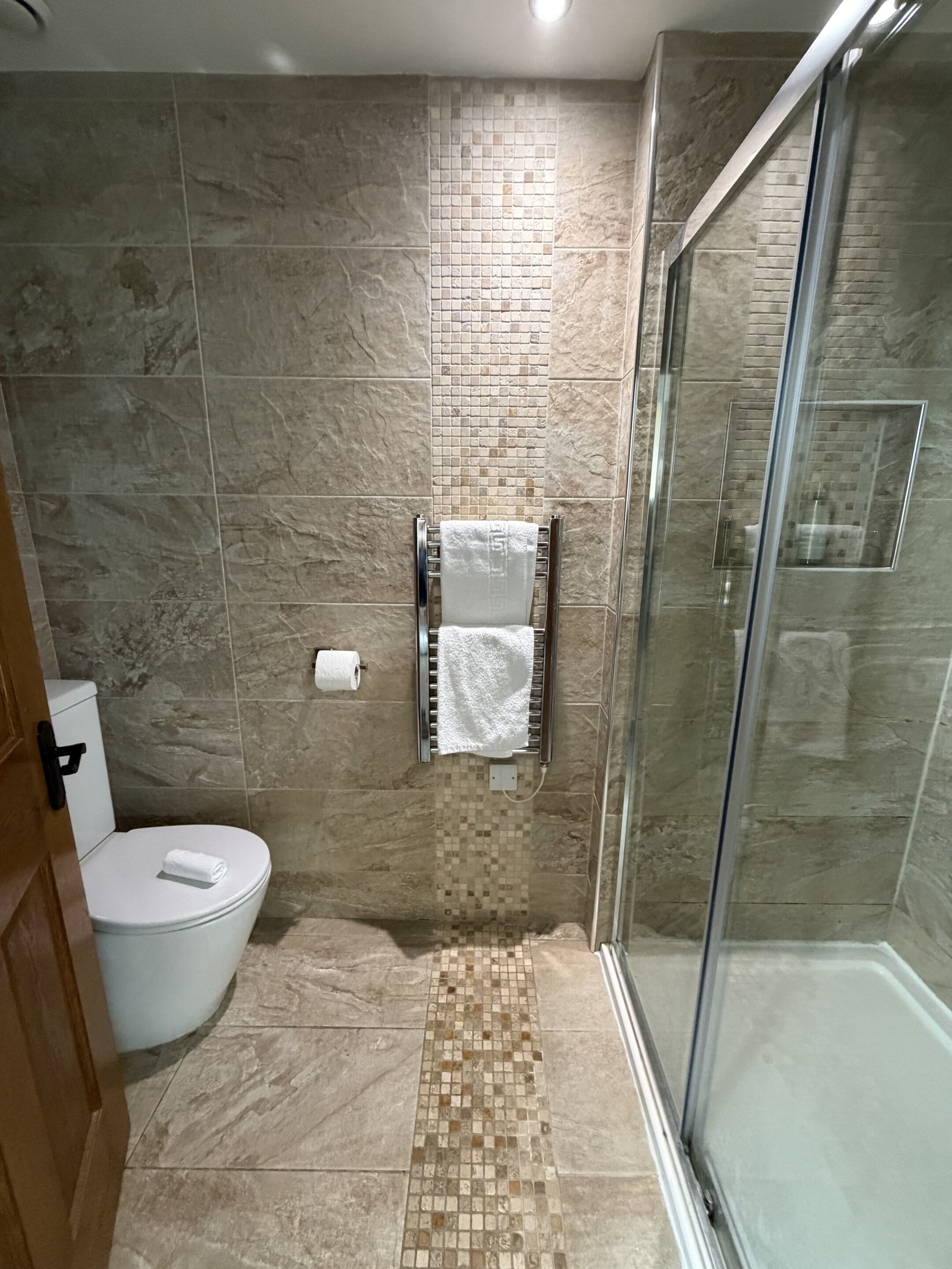 Classic-Doppelzimmer | Badezimmer | Dusche, Handtücher