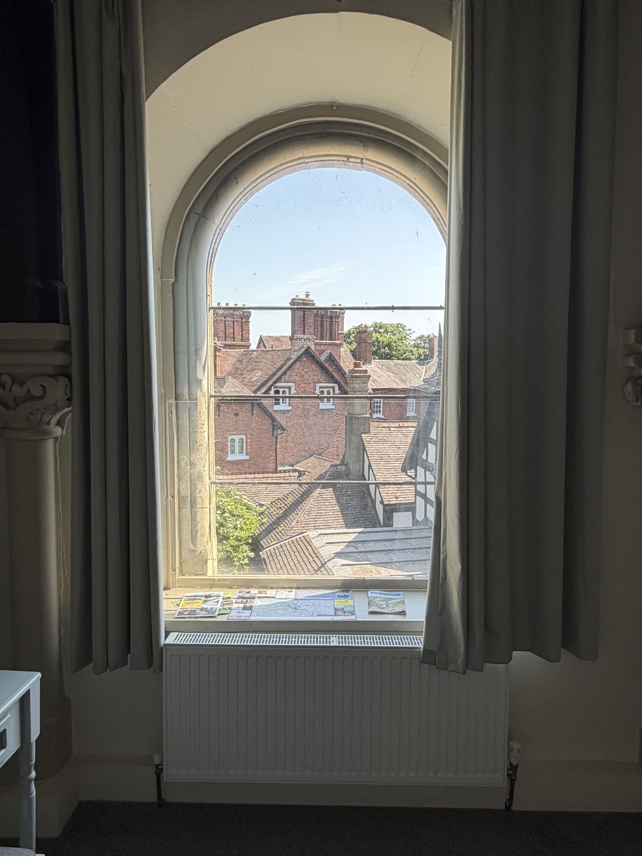 Blick von der Unterkunft