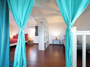 4 makuuhuonetta, vauvan matkasänky, Wi-Fi, vuodevaatteet