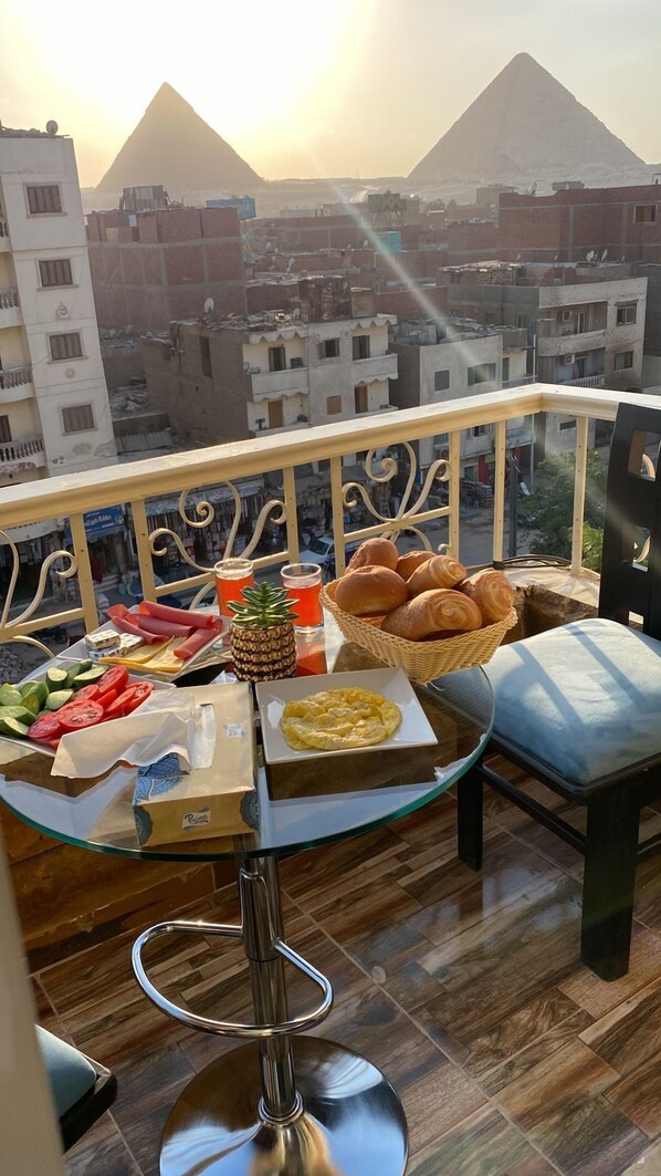 Komplett frokost er inkludert hver dag