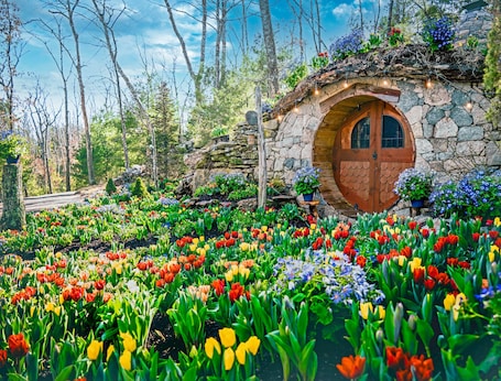 Property grounds. Unmatched 1BR Suite in Picturesque Woodlands