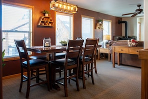 Condo, Multiple Beds, Fireplace, Mountain View (A15) | In-room dining - Alpenglow Three Bedroom Two Bath A15 (Ouray)