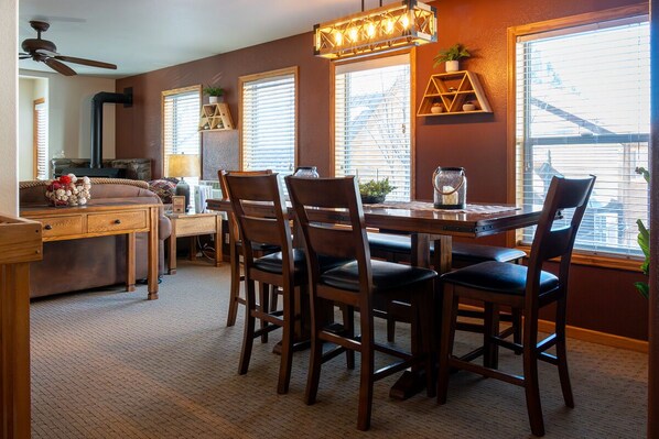 Condo, Multiple Beds, Fireplace, Mountain View (A16) | In-room dining - Alpenglow Three Bedroom Two Bath XL A16 (Ouray)
