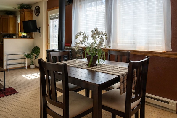 Condo, 1 Queen Bed, Fireplace, Mountain View (A18) | In-room dining - Alpenglow One Bedroom One Bath A18 (Ouray)