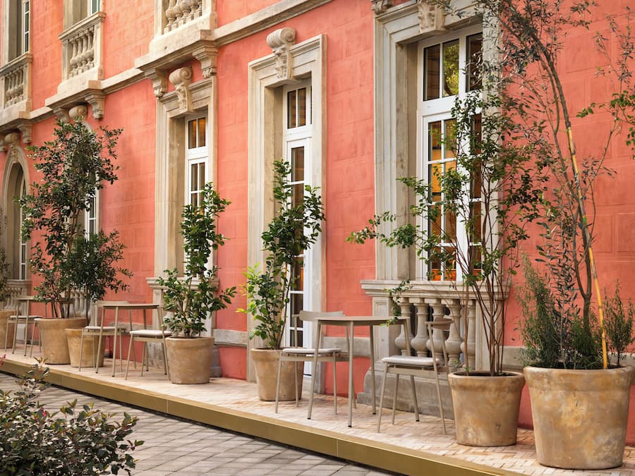 Fachada de la propiedad