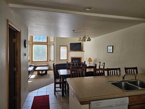 Condo, Multiple Beds, Fireplace, Mountain View (C07) | In-room dining - Cascade Three Bedroom Two Bath C07 (Ouray)