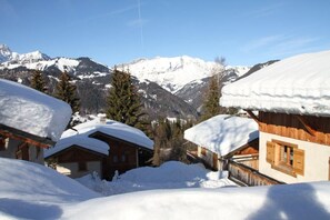 Exterior - Chalet 'Le Paccaly' with Mountain View, Private Terrace and Wi-Fi (Crest-Voland)
