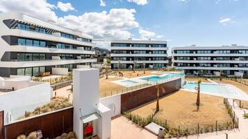 Indoor pool, a heated pool