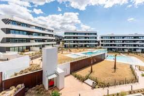 Indoor pool, a heated pool