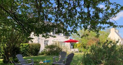 La Forêt-Fouesnant, typical house near Kerleven beach and golf