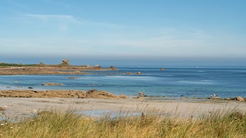 Vlak bij het strand