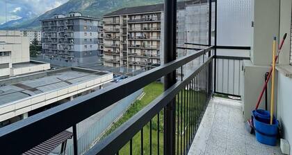 Appartement 'Casa Rosa' avec vue sur montagne et balcon