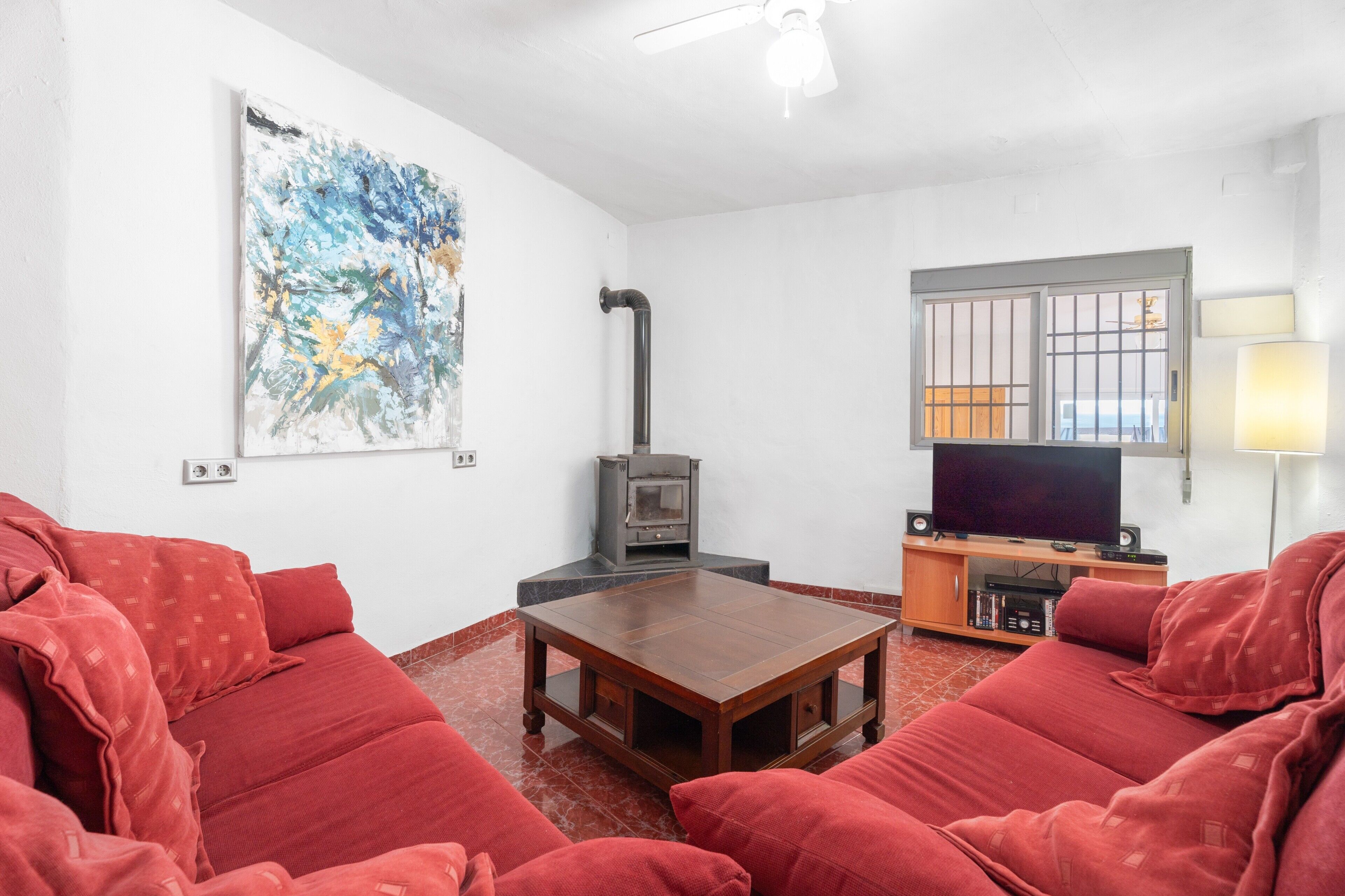 TV, fireplace, DVD player