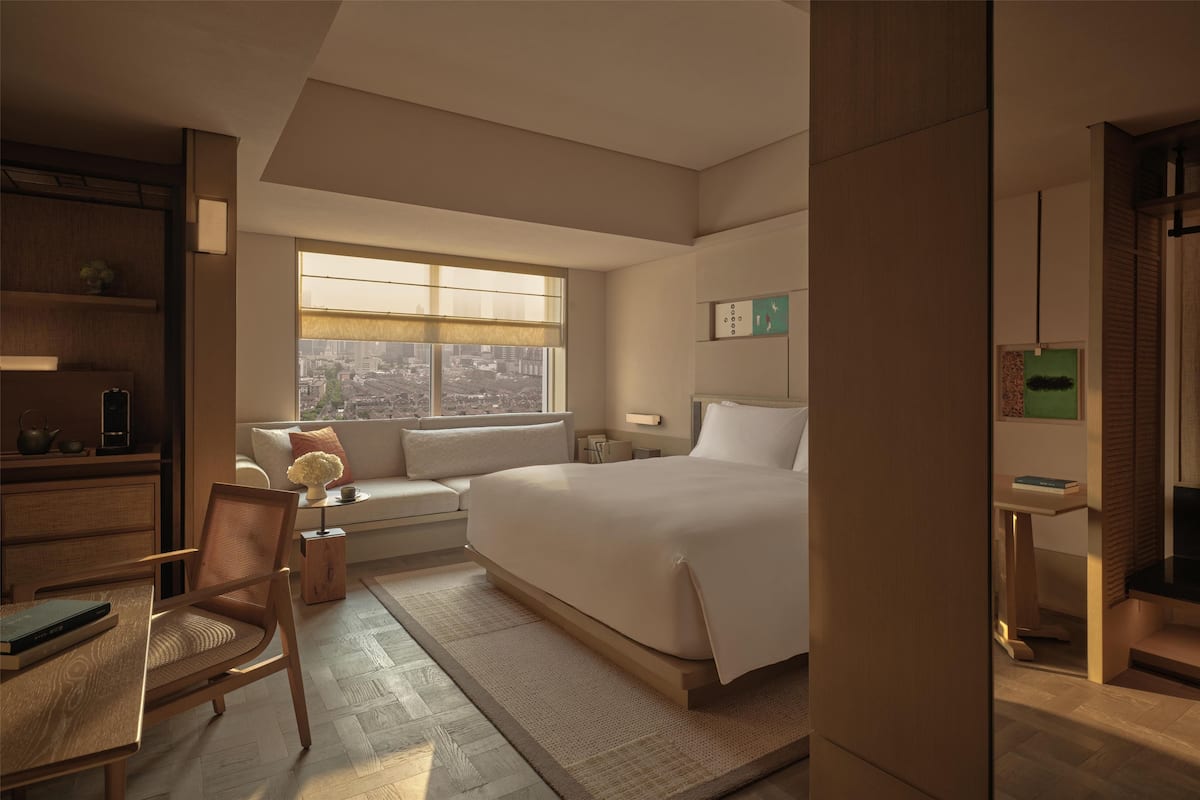 1 dormitorio, minibar (con algunos artículos gratuitos), caja fuerte