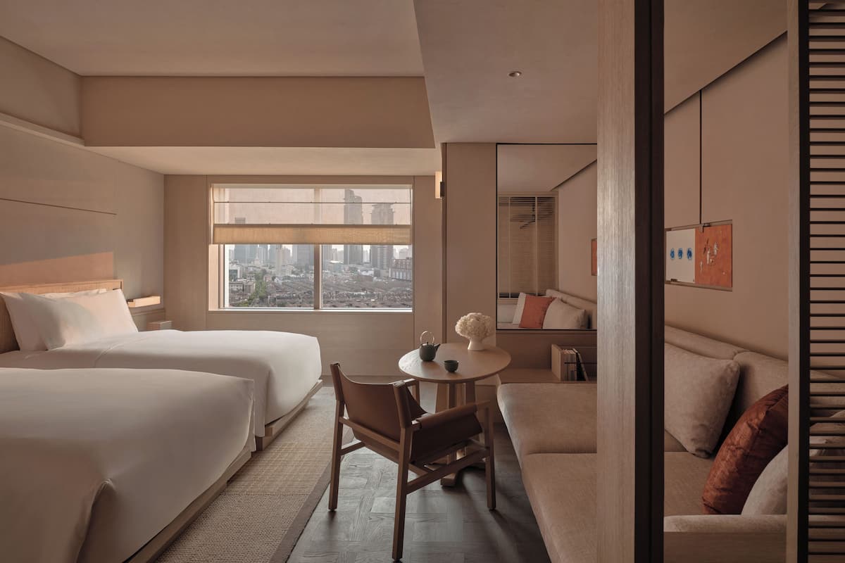 1 bedroom, free minibar items, in-room safe, desk