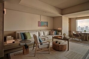 套房, 1 張特大雙人床 (Residence) | 迷你吧贈品、房內夾萬、書桌、手提電腦工作空間