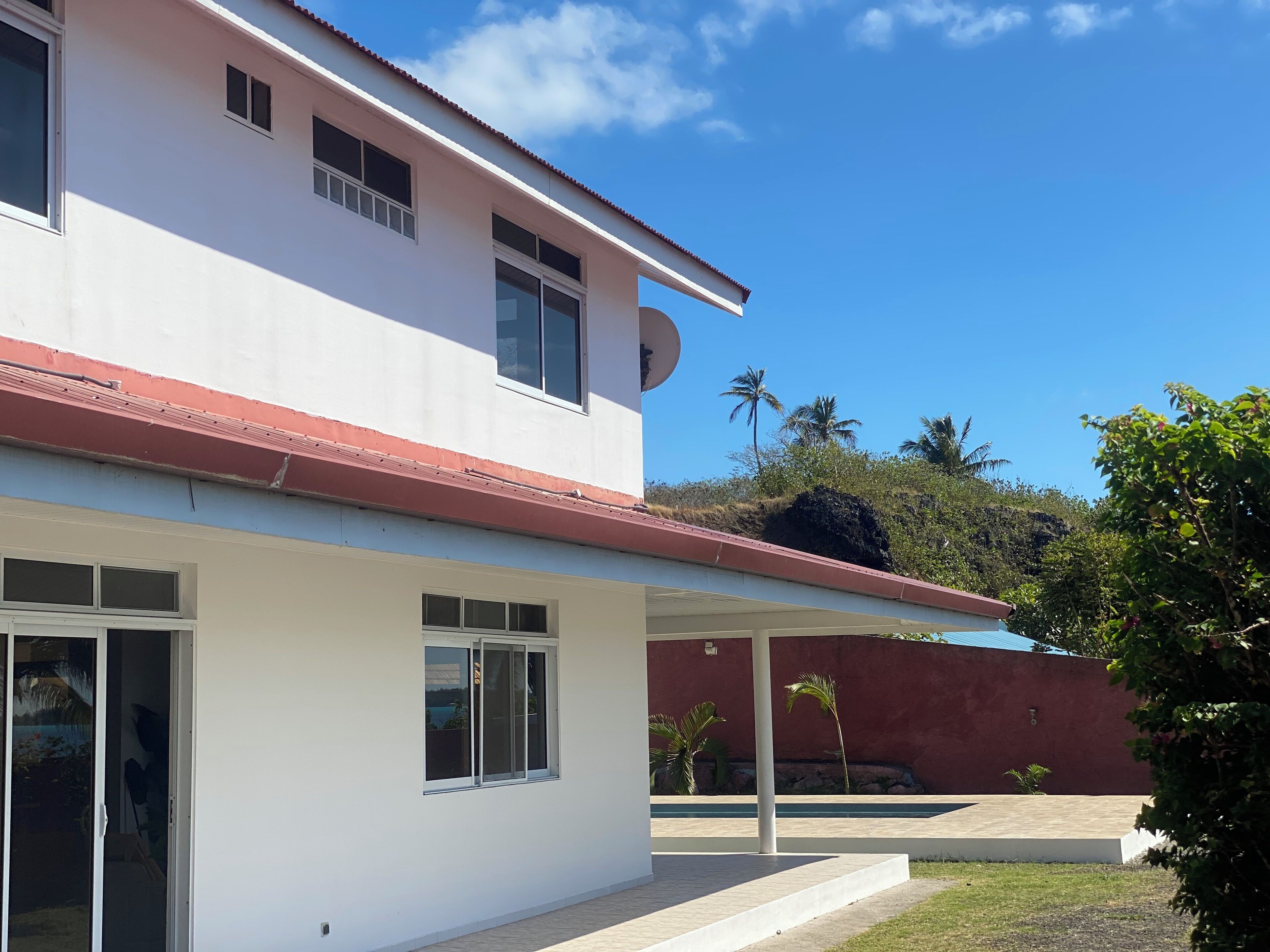 Voorkant van accommodatie