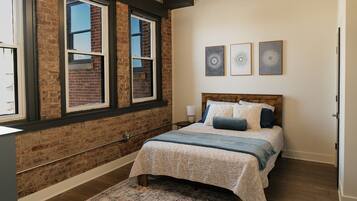 2 chambres, fer et planche à repasser, Wi-Fi, draps fournis