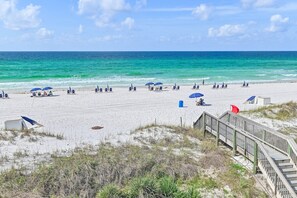 On the beach
