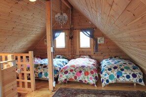 1 bedroom, desk, free WiFi, bed sheets - Newly built Finnish log house You can also enjoy small fields hot springs and BBQ / Ito Shizuoka (Ito)