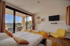 1 bedroom, iron/ironing board, WiFi, bed sheets - Upstays Terrace Pool Parking 40m² Apartment (Cannes)