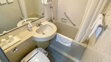 Hair dryer, towels