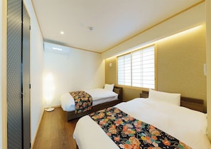 2 chambres, bureau, Wi-Fi gratuit, draps fournis