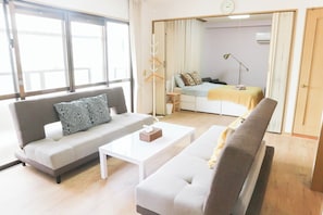 1 soverom, strykejern/-brett, wi-fi (inkludert) og sengetøy