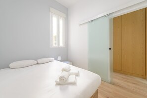 1 bedroom, iron/ironing board, Internet, bed sheets