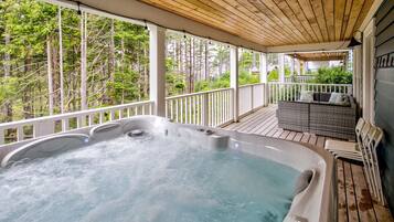 Idromassaggio all'aperto