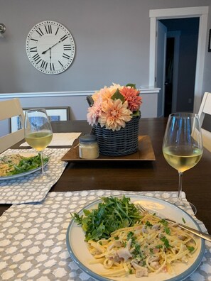 Dining - Ocean-View Seabrook Home - Private Hot Tub + Double Patio, Master on Main (Pacific Beach)