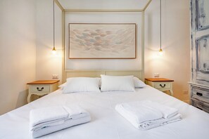 1 室のベッドルーム、WiFi (無料)、ベッドシーツ