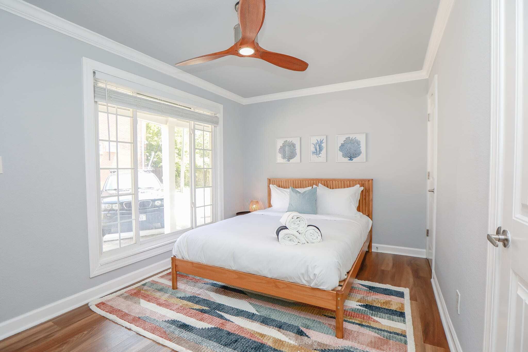 2 soverom, strykejern/-brett, wi-fi og sengetøy