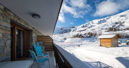 Apartment for 8/10 people in a new residence on the slopes
