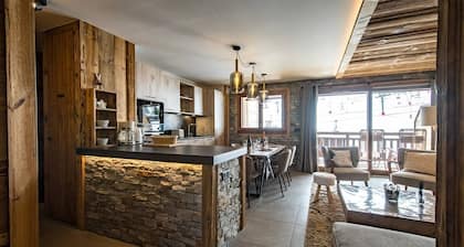 Apartment for 6 people in a new residence on the slopes