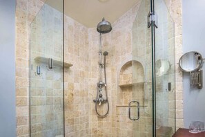 Shower, hair dryer