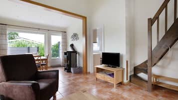 Fernseher, Kamin