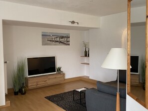 TV - Apartment 2 with Private Garden and Wi-Fi (Meersburg)