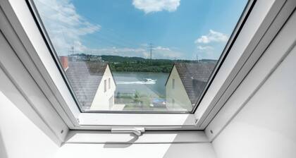 Ferienwohnung RheinblickNOW im Fachwerkhaus TOP + NEU saniert mit Garten und WLAN